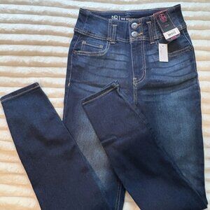 No Boundaries Girl's Junior's Corset High Rise Size 5 Skinny Jeans NWT